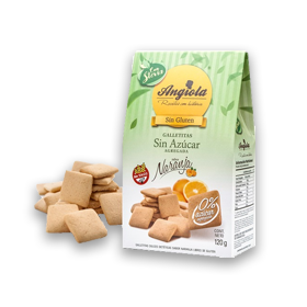 ANGIOLA GALLETITAS NARANJA S.AZUCAR S.TACC X 120 G